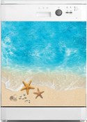 Resim Bulaşık Makinesi Sticker Kaplama Beyaz Eşya Kaplama Yaz Deniz 