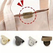 Resim 10 Adet Çanta Tokası Seti, Manyetik Kapaklar, Ayrılabilir Tasarım, Çantalar ve Giysiler için Gizli Klipsler, Gümüş/Altın/Siyah/Bronz Renk Seçenekleri 