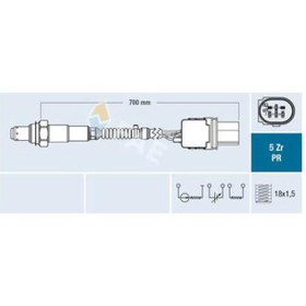 Resim Fae F1FA-9Y460-CA LAMBDA SENSÖRÜ VAG A3 PAS 04- FAE-75085 