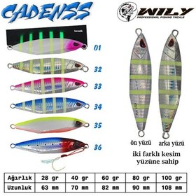 Resim Wily Cadenss Jig 80 Gr 90 Mm 
