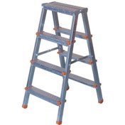 Resim Asvera - 4+4 Basamaklı Çift Çıkışlı Profil Merdiven Ev, Bahçe, İşyeri İçin Uygun 