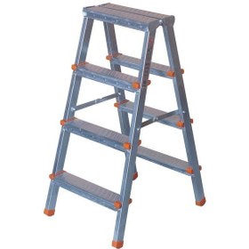 Resim Asvera - 4+4 Basamaklı Çift Çıkışlı Profil Merdiven Ev, Bahçe, İşyeri İçin Uygun 