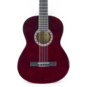 Resim Miguel Angela MA1-WR Klasik Gitar (Bordo) | Şık Bordo Kaplama 