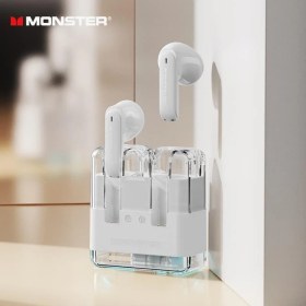 Resim Monster Bluetooth Kulaklık Kulak İçi Oyuncu Kulaklık Airmars XKT12 Pembe 