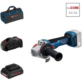 Resim Bosch GWS 18V-11 S 1x4 Ah Procore Akülü Devir Ayarlı Taşlama Bez Çantalı 