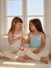 Resim Civil Girls Cute Bird 2-12 Yaş Kız Çocuk 2'li Atlet - Standart / 2-3 Yaş 