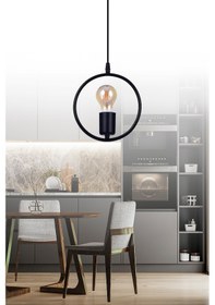 Resim Boncuk Tekli Siyah Sarkıt Siyah 