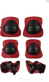 Resim Toprockstore Dizlik Dirseklik Bilek Koruma Seti 