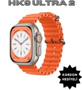Resim NS Store Hk9 Ultra 2 Akıllı Saat Çift Çekirdek Gen 3 Yapay Zeka Destekli Orijinal Hk Serisi (2 KORDON) 