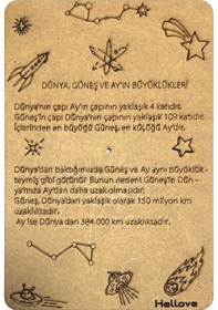 Resim 2 Adet Güneş Dünya Ay Maketi Özel Tasarım Deney Seti Bilgilendiri 