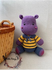 Resim MUTLUDÜNYAM Amigurumi-oyuncak-örgü oyuncak-uyku arkadaşı 