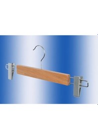 Resim 10 Adet- Elbise Askısı Ahşap Askılık Mandallı Etek Askısı Ahşap 