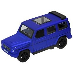 Resim Sesli Işıklı Metal Çek Bırak Jeep Koyu Mavi 