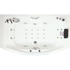 Resim Waterway Beverly Hılls 170x100x80 H:55 Party Hidromasajlı Sistemli Küvet Gövde Metal Ayak Ön Panel 
