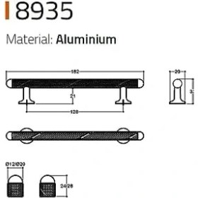 Resim 96 mm Altın Rengi Klasik Kulp 