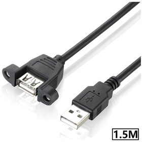 Resim 4887 Usb Dişi Erkek Panel Tipi Data Uzatma Kablosu 1.5 Metre 