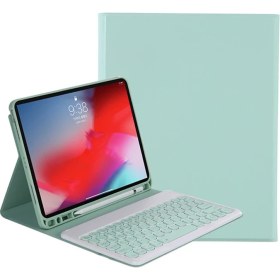Resim Sunsky Y-C11B 2021 iPad Pro 11 Için Bluetooth Klavye Kılıfı (2021)AÇIK Yeşil (Yurt Dışından) 
