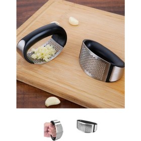 Resim Yeni Sarımsak Ezici Paslanmaz Çelik Garlic Press 