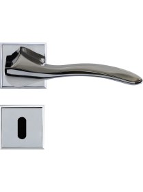 Resim Oda Kapı Kolu 1 Takım Krom Inox Sağa Sola Uygun Ön Arka Oda Kapısı 