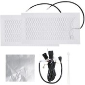 Resim Trendooze Geeksen 12v Karbon Fiber Koltuk Isıtıcı Kiti Yüksek Düşük Sıcaklık Anahtarı Koltuk Kılıfı Ah 