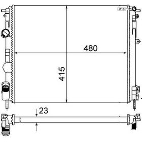 Resim Esse Otomotiv - Clio / Kangoo Su Radyatörü 97- Bhrcr605000s 7700430784 
