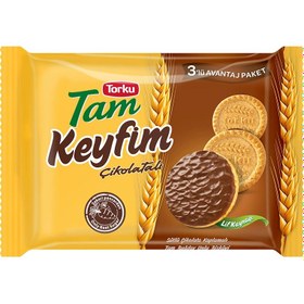 Resim Torku Ruşeymli Çikolata Kaplamalı Bisküvi 3x84 G 