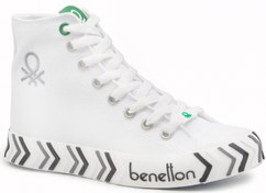 Resim United Colors of Benetton Bnt 22Y 30625 Beyaz Bayan Ayakkabı Bayan Spor 