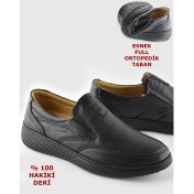 Resim Ispartalılar 7575 Ortopedik Taban Yumuşak Hakiki Deri Mevsimlik Kışlık Erkek Ayakkabı 