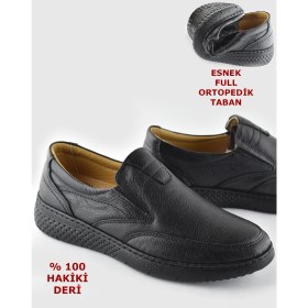 Resim Ispartalılar 7575 Ortopedik Taban Yumuşak Hakiki Deri Mevsimlik Kışlık Erkek Ayakkabı 