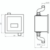 Resim NSA Fotoselli Sıva Altı Pisuvar 