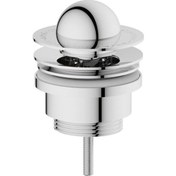 Resim VitrA Liquid A45169 Yuvarlak Sabit Lavabo Süzgeci Krom 