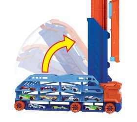 Resim Hot Wheels Hız Rampalı Tır HDY92 60 cm Uzunluğunda Taşıyıcı Oyuncak Araba 