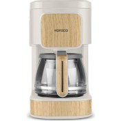 Resim Karaca Just Coffee Aroma 2’si 1 Arada Filtre Kahve ve Çay Makinesi, 750 ml Cam Demlik, Çelik Filtre, 650 W, 5 Fincan Kapasiteli 
