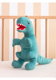 Resim Dolgulu Dinozor Bebek Kırlent 45 Cm Uyku Arkadaşı Peluş Oyuncak 