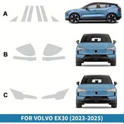 Resim Lumaworld Volvo Ex30 2023-2025 Farj Filmleri Çizilmeye Dayanıklı Şeffaf Tpu Koruma 