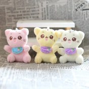 Resim Dzjjna Yeni 1 Adet Iyi Şanslar Karikatür Peluş Oyuncak Bebek Anahtarlık Sevimli Bebek Anahtar Küçük Kolye (Yurt Dışından) 