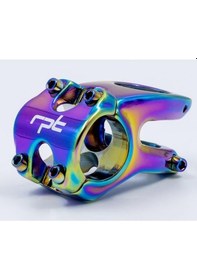 Resim Raptor Alüminyum As-318 31,8 Mm Riser Mtb Gidon Bisiklet Gidonu Oil Slick Rainbow Renk Gidon Boğazı Çok Renkli 