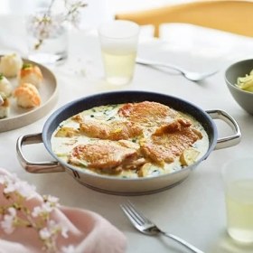 Resim CetKing Permadur Advance Servis ve Kızartma Tavası, 28 Cm, Indüksiyon, Paslanmaz Çelik Tava, Cromargan Paslanmaz Çelik Kaplamalı, Fırına Dayanıklı 