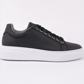 Resim Muggo Pinto Kalın Taban Bağcıklı Erkek Günlük Sneaker Spor Ayakkabı Siyah 