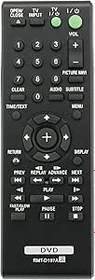 Resim AULCMEET RMT-D197A Yedek Uzaktan Kumanda Sony DVD Oynatıcı Ev Sineması DVP-SR310P DVP-SR510H DVP-SR320 DVP-SR405P DVPSR310P DVP-SR210P DVP-SR210PB DVP-SR310P DVP-SR510H510 ile Uyumlu 