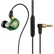 Resim Samdoo Qkz Sk9 Dinamik Sürücü Kulak İçi Kulaklık, 3.5mm Plug, Mikrofonlu Hatlı Kumanda, 10mm Hoparlör, Yeşil Sk9 