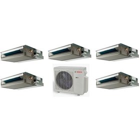 Resim Bosch 42000 BTU 1 Dış + 5 İç Ünite (9+9+12+12+12) Kanal Tipi Multi Inverter Klima 