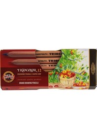 Resim Kohınoor Set Of Jumbo Trıangular Kuruboya Kalemı 12Lı 3152 