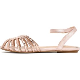 Resim Derimod Kadın Pembe Taşlı Sandalet 26SFE450114 