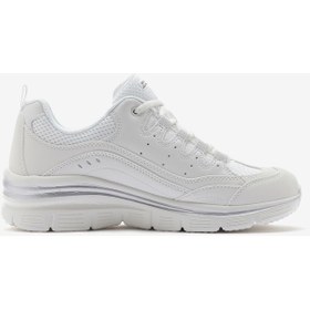 Resim Skechers Fashion Fit Kadın Beyaz Spor Ayakkabı 896295tk Ofwt Beyaz 