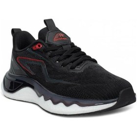 Resim Trendyshose 5474 Garantili Akılı Taban Rahat Hafif Sneaker Örgülü Spor Siyah 