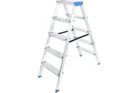 Resim Marsilyan 5+5 Çift Basamaklı Alüminyum Metal Merdiven 