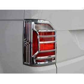Resim Volkswagen Transporter T6 Uyumlu 2016 Ve Üzeri Stop Çerçevesi 2 Parça Abs Krom Kaplama 