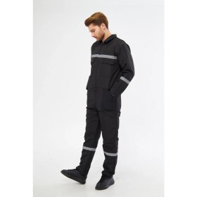 Resim Orange Safety Bütün Soğuk Hava Tulumu Reflektörlü Kapitoneli 