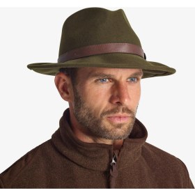 Resim Fötr Şapka - Avcılık ve Doğa Gözlemi - Yeşil - 100 
